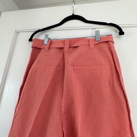 NWT Ulla Johnson Kori Pants Wide Leg High Waist Center Pleat Size 6 in Dahlia - Picture 8 of 10